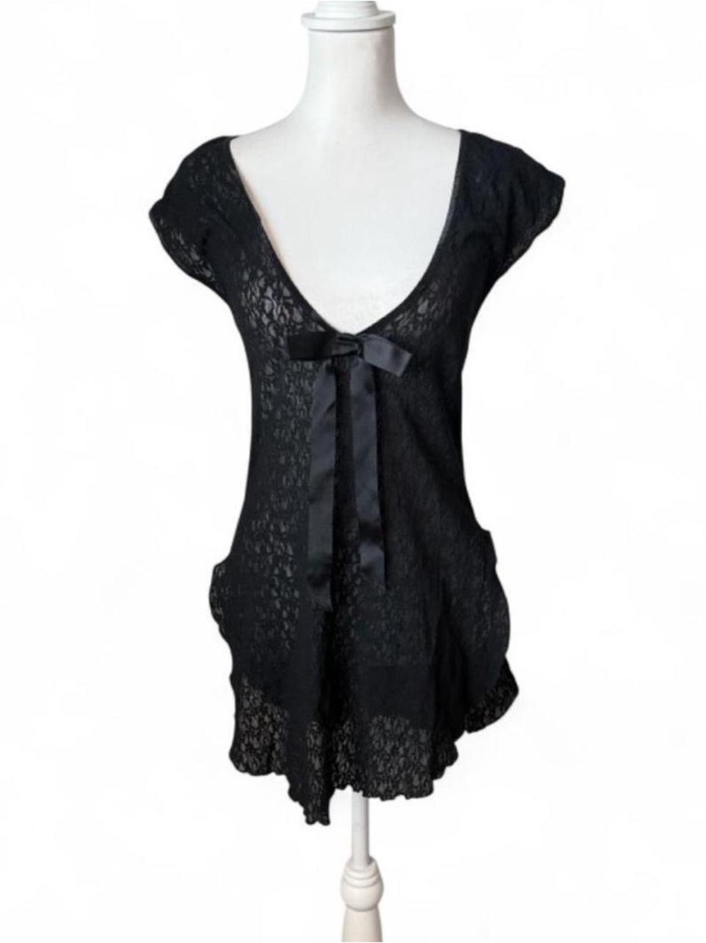 Black Lace Babydoll Slip